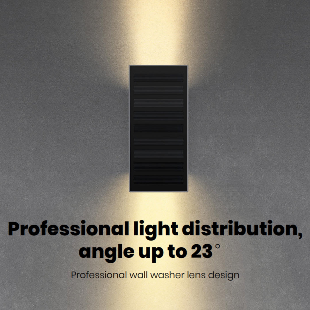 solar wall light features