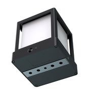 Solar pillar light bottom side