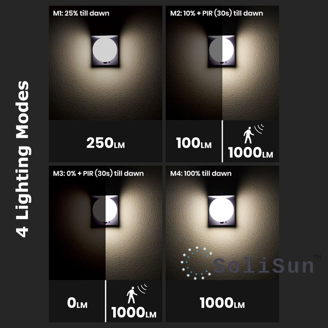 solar wall light
