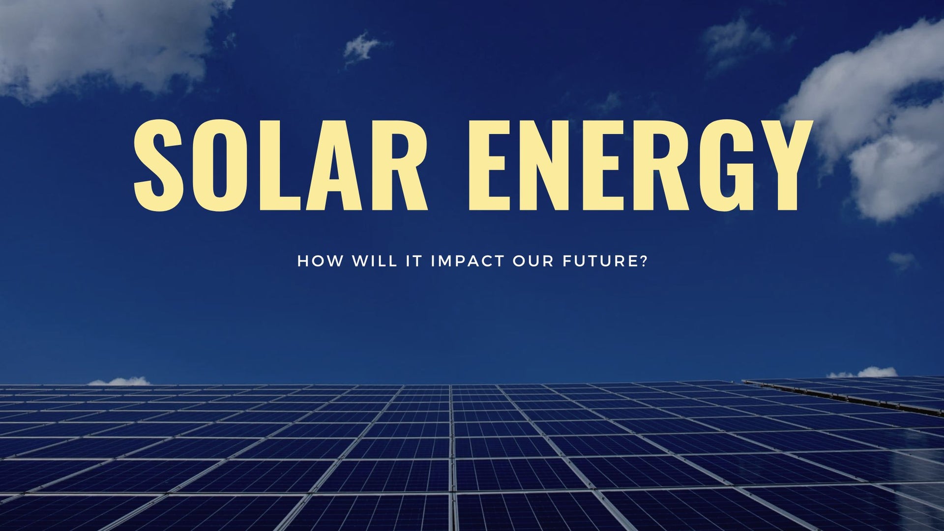 Why Solar Lighting