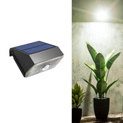 security wall light solar powered demonstating the lumens output