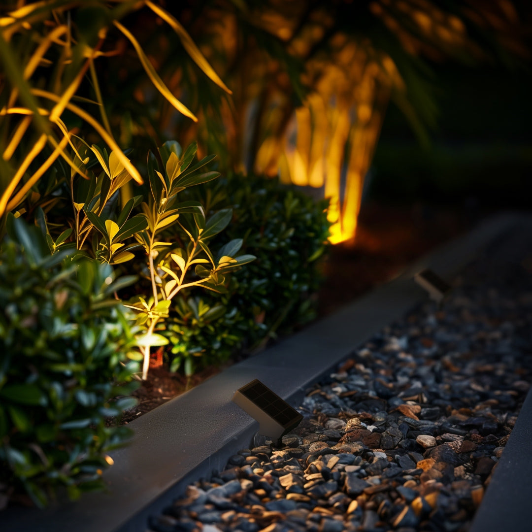 solar powered spotlight