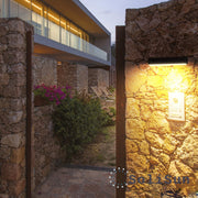 solar led wall washer light