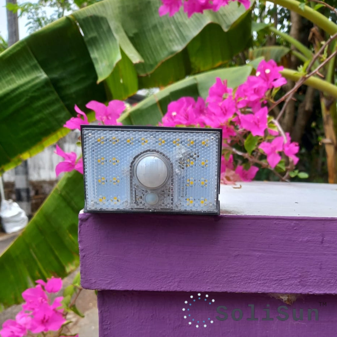 Solisun solar sensor light showcasing multiple way to install