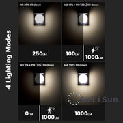 solar wall light